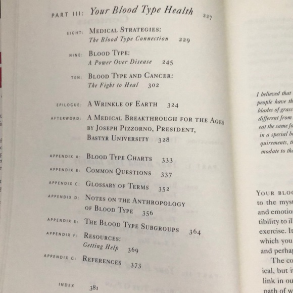 Blood type diet book - Picture 6 of 8